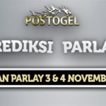 Prediksi Parlay Jitu 3 dan 4 November 2021