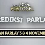 Prediksi Parlay Jitu 3 dan 4 November 2023