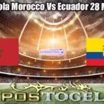Prediksi Bola Morocco Vs Ecuador 28 Maret 2026